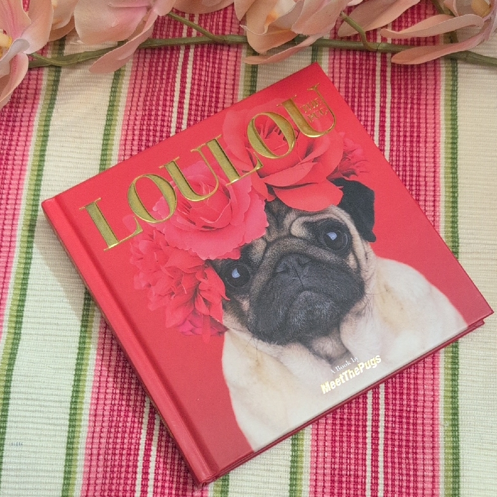 Red Pug Photo Book